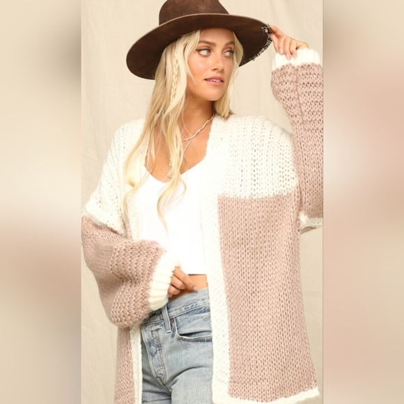 Chunky knit cardigan - Picture 1 of 7